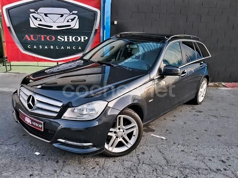 Azul Usado 2012 Mercedes C200 Familiar | 8950 € (Precio justo) - Imagen 1/4