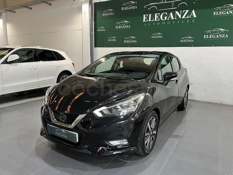 Usado Nissan Micra Visia 71 CV (52 kW) 2018 Negro Berlina