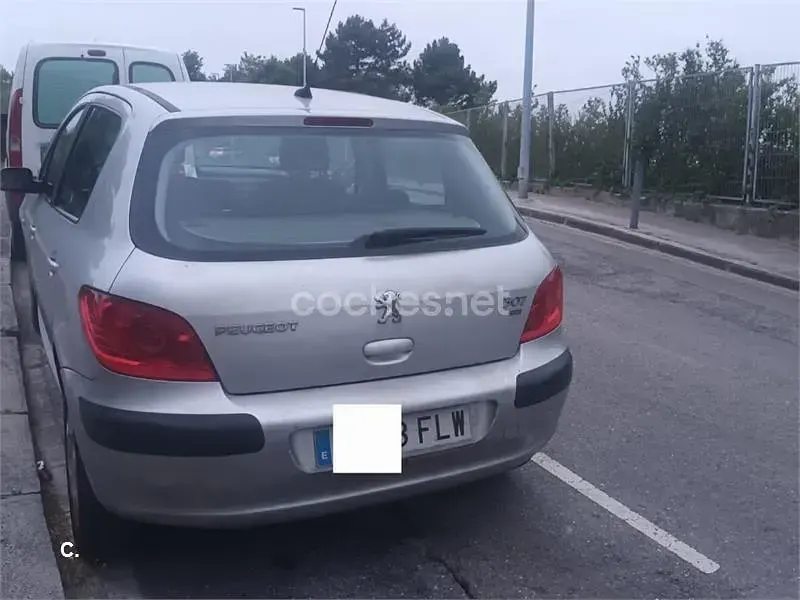 Usado Peugeot 307 110 CV (80 kW) 2007 Gris / plata Berlina
