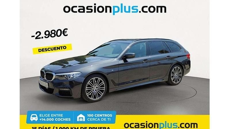 Gris Usado 2020 BMW 530 Familiar | 29.500 € (Super precio) - Imagen 1/4