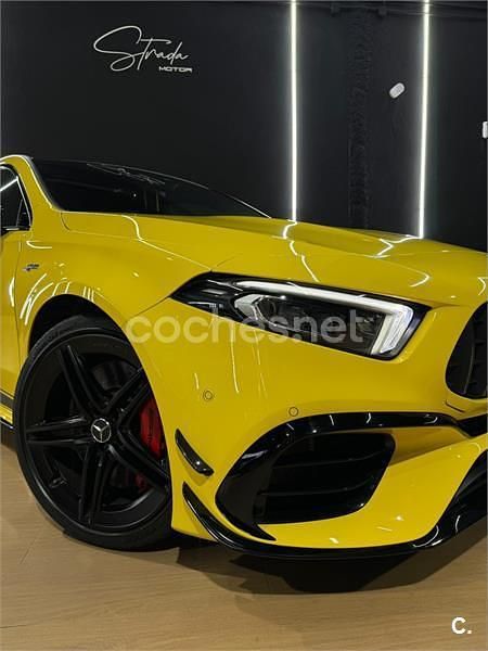 Usado Mercedes A45 AMG 421 CV (309 kW) 2021 Amarillo Utilitario