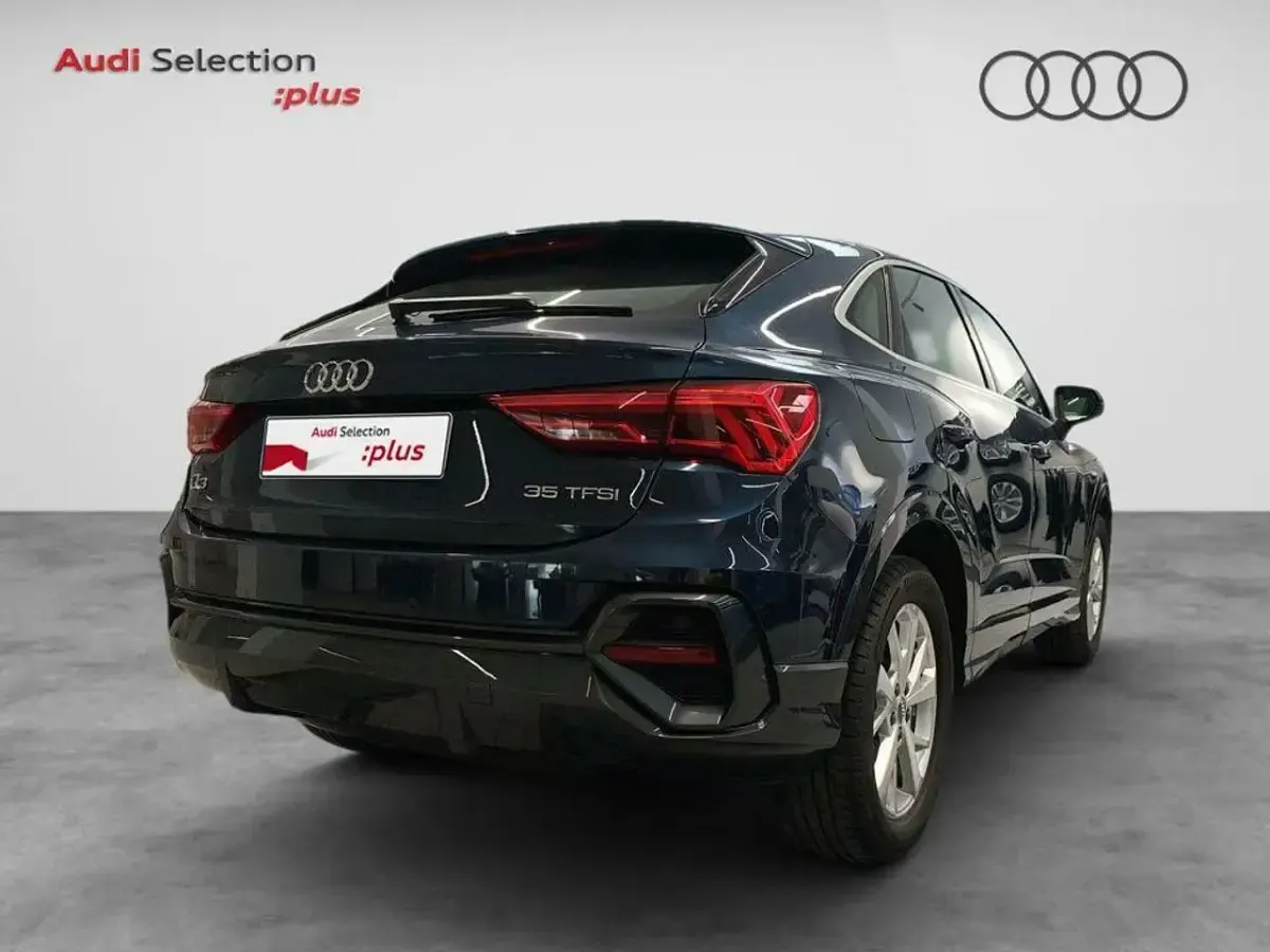 Usado Audi Q3 Advanced Plus 150 CV (110 kW) 2020 Azul SUV