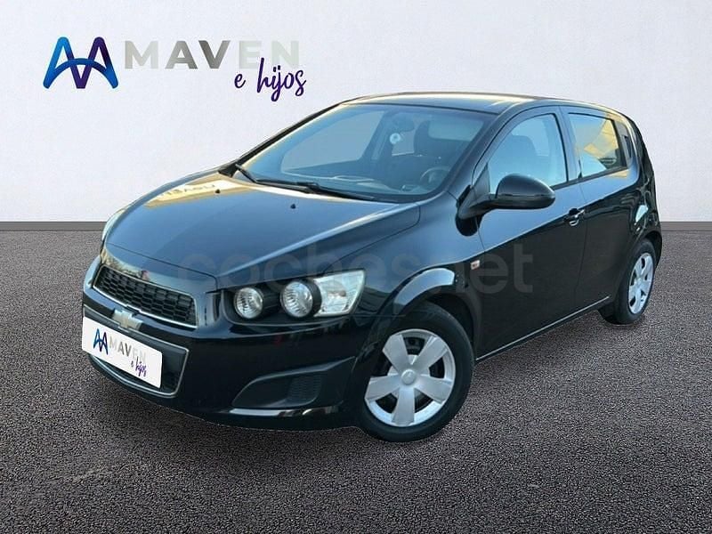 Usado Chevrolet Aveo LS 86 CV (63 kW) 2012 Negro Berlina