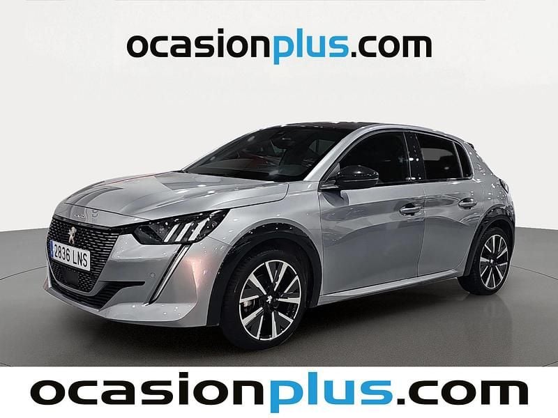 Gris Usado 2021 Peugeot 208 GT-line Utilitario | 12.082 € (Precio justo) - Imagen 1/4