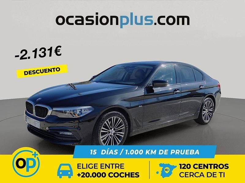 Negro Usado 2017 BMW 520 Berlina | 22.769 € (Precio justo) - Imagen 1/4
