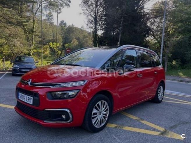 Rojo Usado 2019 Citroën C4 SpaceTourer Shine Monovolumen | 13.400 € (Precio justo) - Imagen 1/4
