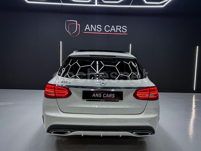 Usado Mercedes C220 170 CV (125 kW) 2017 Blanco Familiar