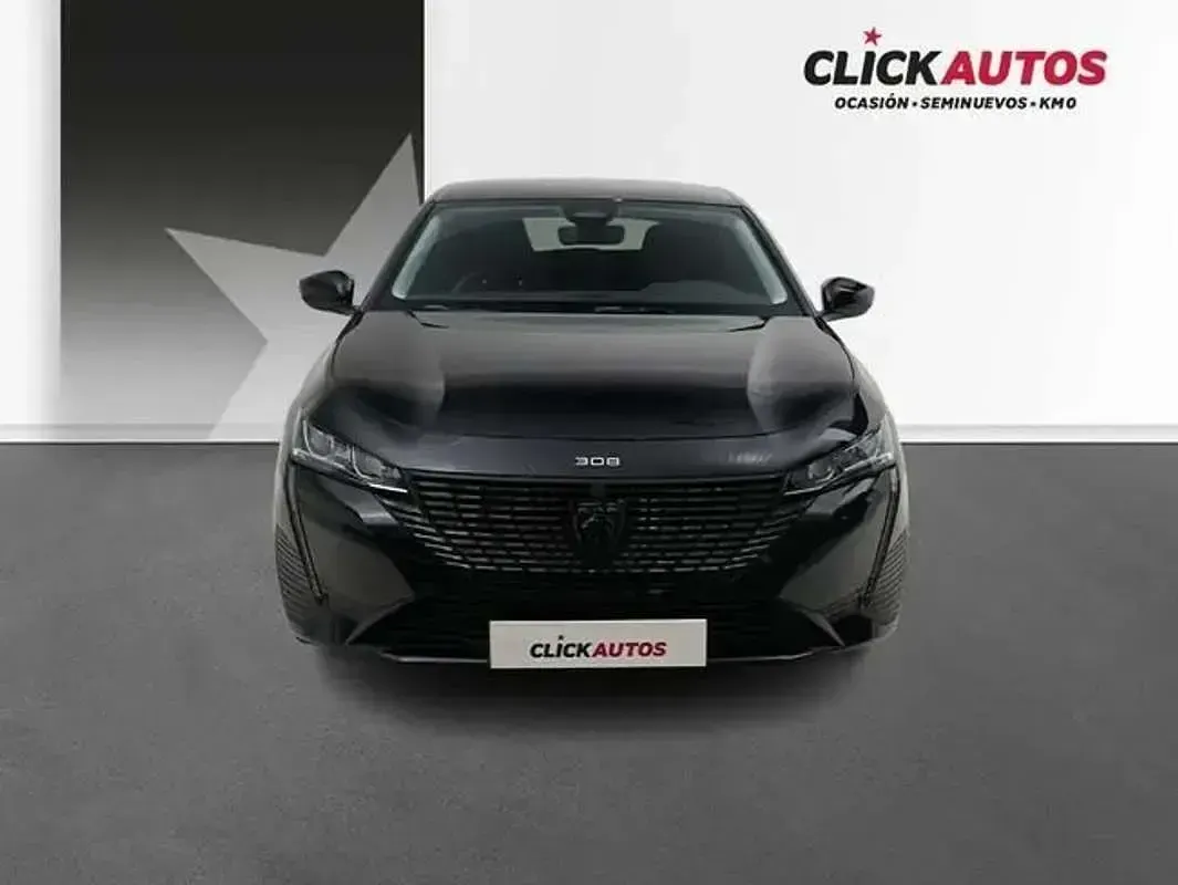 Usado Peugeot 308 Allure 131 CV (96 kW) 2024 Negro Utilitario
