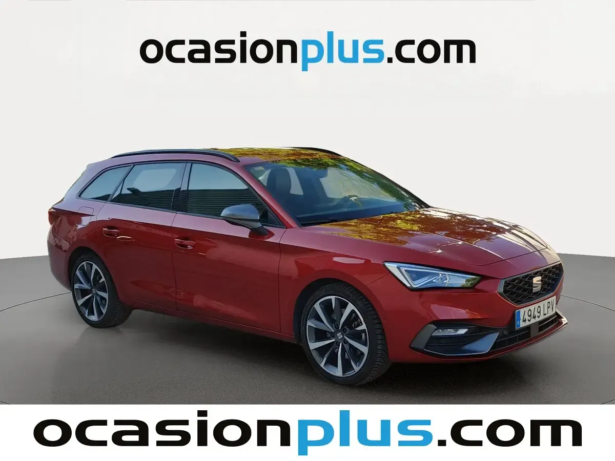 Używany Seat Leon FR 150 KM (110 kW) 2021 Czerwony Minivan