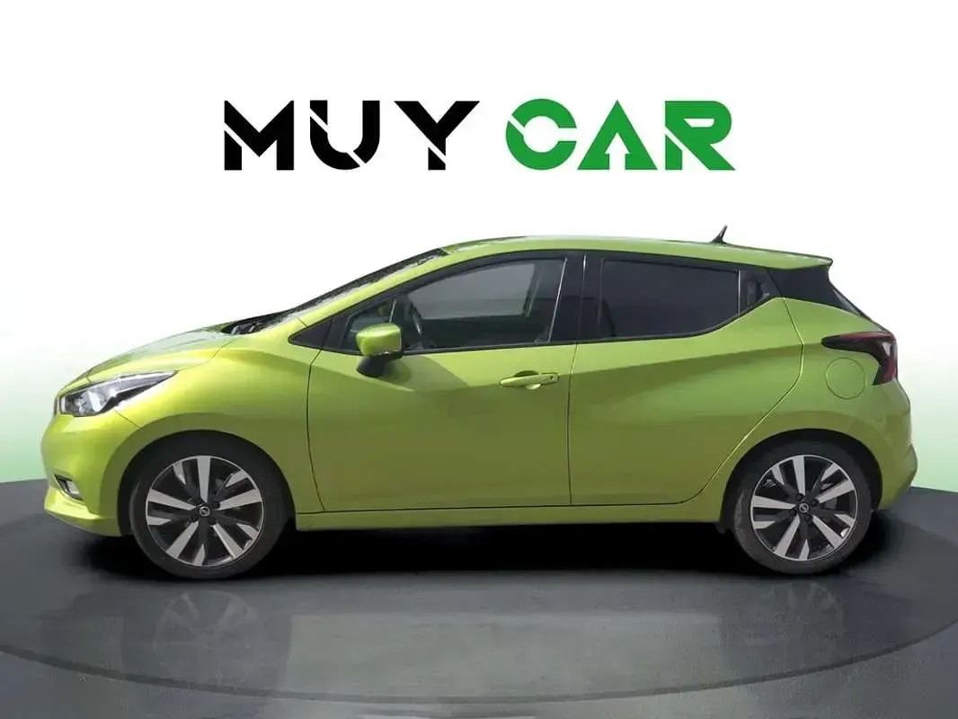 Usado Nissan Micra Acenta 90 CV (66 kW) 2017 Verde Utilitario