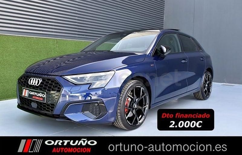 Usado Audi A3 S-Line 150 CV (110 kW) 2021 Azul Berlina