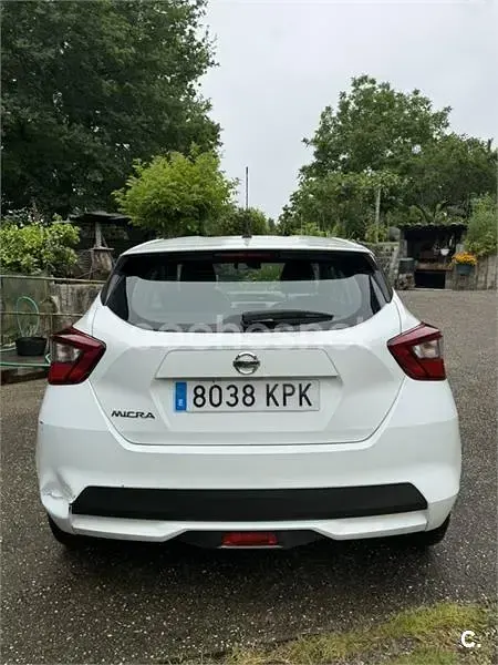Usado Nissan Micra Acenta 90 CV (66 kW) 2018 Blanco Utilitario