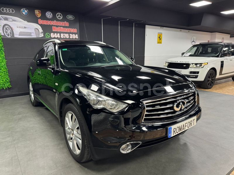 Negro Usado 2015 Infiniti QX70 Premium SUV | 16.999 € - Imagen 1/4