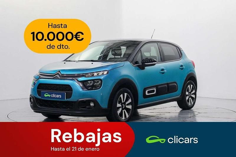 Azul Usado 2020 Citroën C3 Feel Utilitario | 8490 € (Buen precio) - Imagen 1/4
