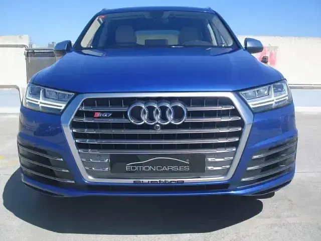 Usado Audi Q7 Advanced Plus 435 CV (319 kW) 2017 Azul SUV