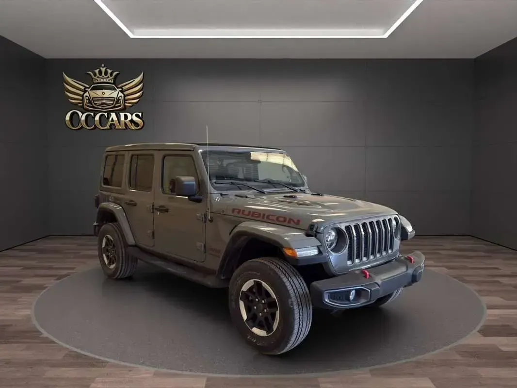 Usado Jeep Wrangler Unlimited Rubicon 284 CV (208 kW) 2018 Gris SUV