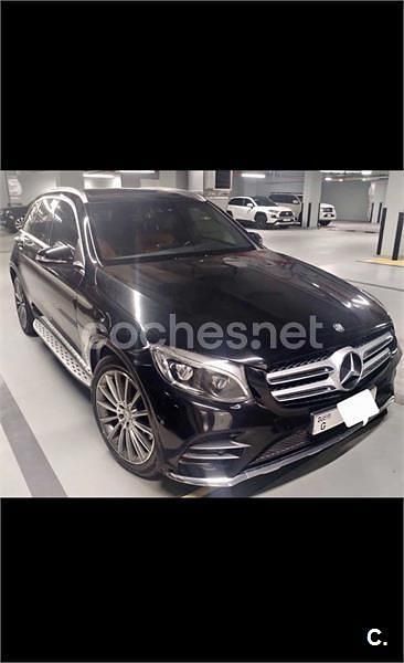 Usado Mercedes GLC250 AMG line 211 CV (155 kW) 2017 Negro SUV