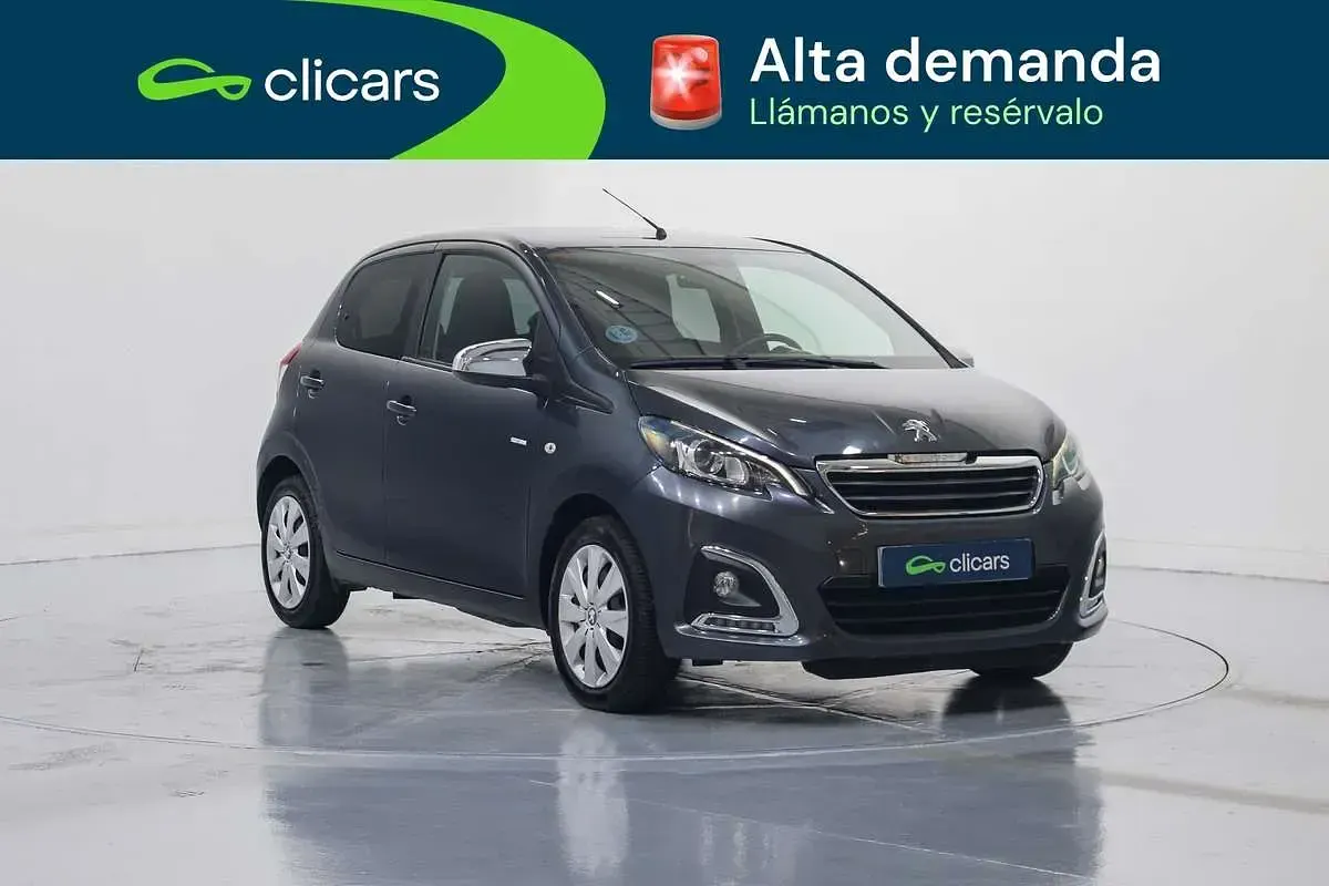 Usado Peugeot 108 Active 72 CV (52 kW) 2021 Azul Utilitario
