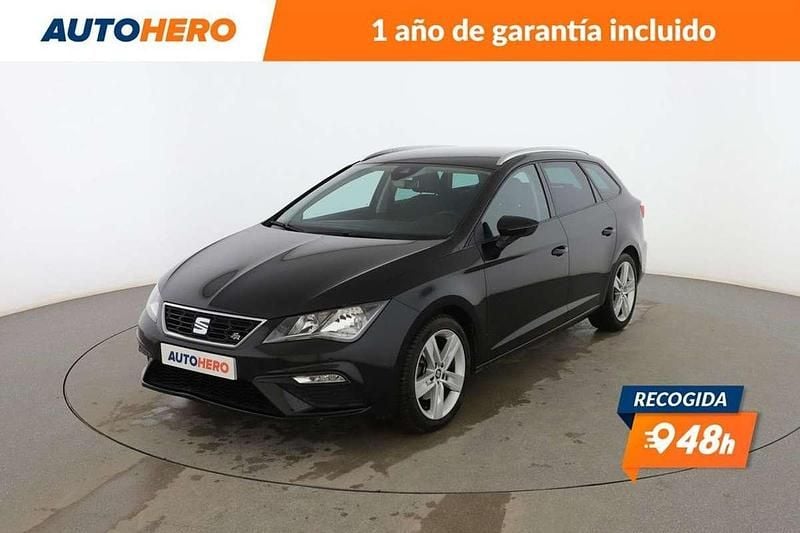 Negro Usado 2018 Seat Leon FR Familiar | 14.899 € (Buen precio) - Imagen 1/3