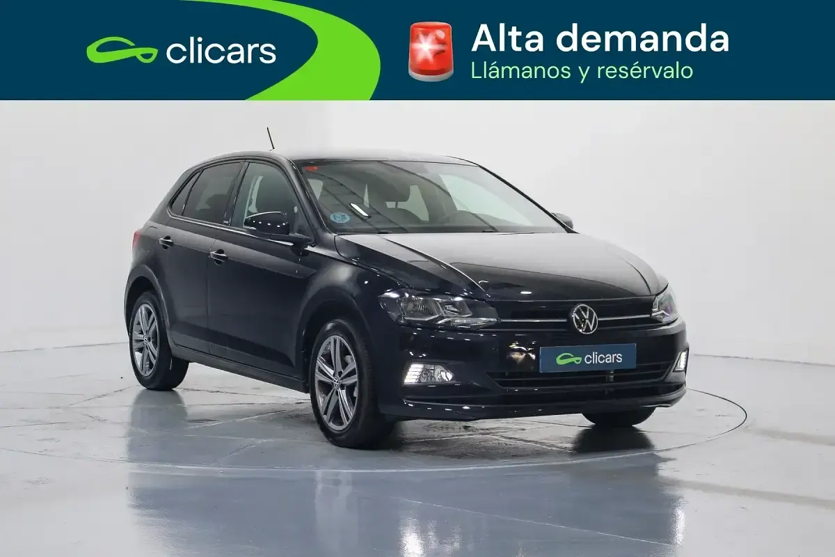 Usado VW Polo Advance 95 CV (69 kW) 2021 Negro Utilitario