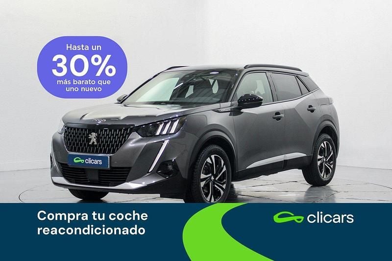 Gris Usado 2020 Peugeot 2008 GT-line SUV | 17.490 € (Precio justo) - Imagen 1/4