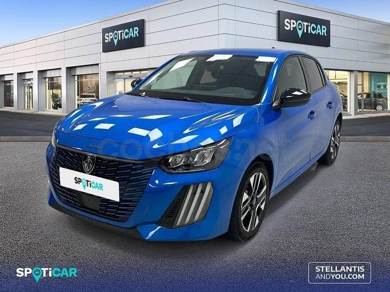 Usado Peugeot 208 Allure 100 CV (73 kW) 2024 Azul Utilitario