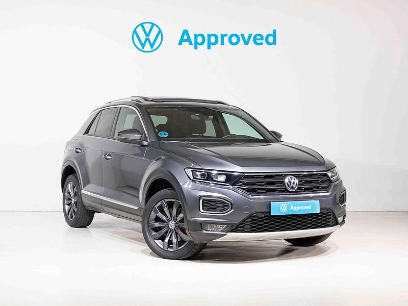 Gris Usado 2021 VW T-Roc Sportline SUV | 26.450 € (Un poco caro) - Imagen 1/4