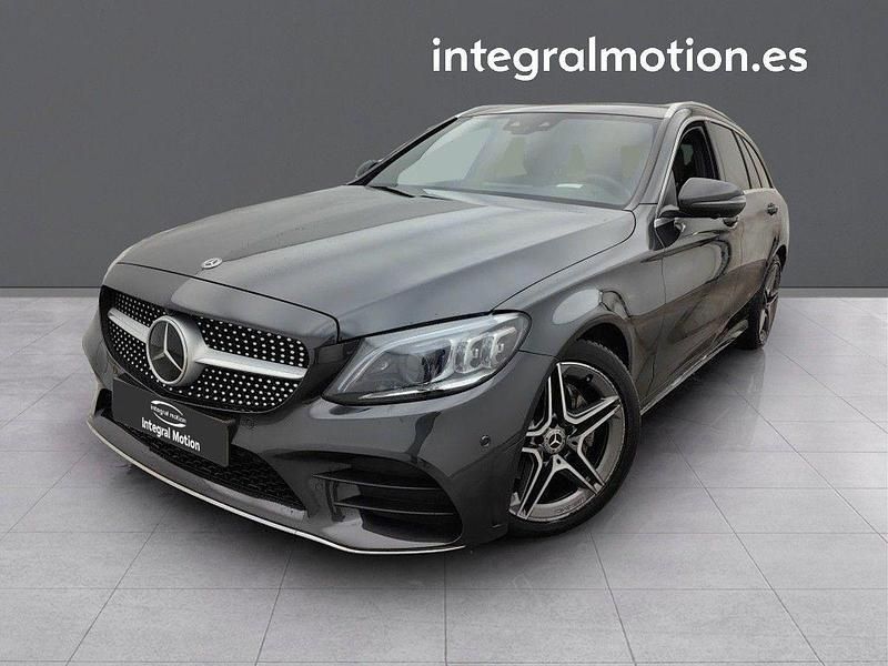 Negro Usado 2021 Mercedes C220 AMG Familiar | 33.900 € (Caro) - Imagen 1/4