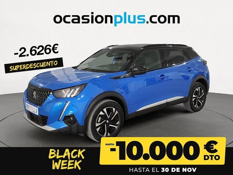Azul Usado 2020 Peugeot 2008 GT SUV | 16.900 € (Precio justo) - Imagen 1/4
