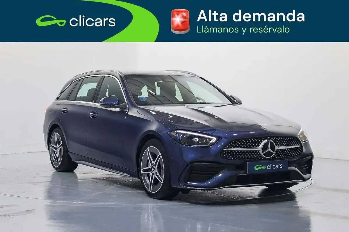 Usado Mercedes C220 200 CV (147 kW) 2024 Azul Familiar