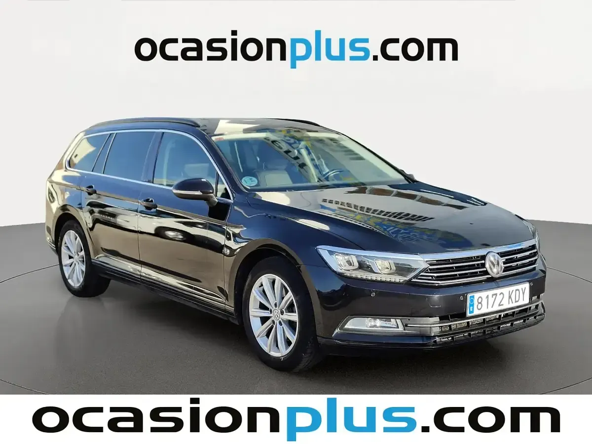 Usado VW Passat Advance 150 CV (110 kW) 2017 Negro Familiar