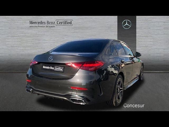 Usado Mercedes C200 AMG line 163 CV (119 kW) 2024 Gris Berlina