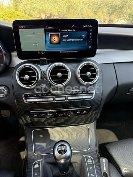 Usado Mercedes C200 150 CV (110 kW) 2019 Negro Familiar