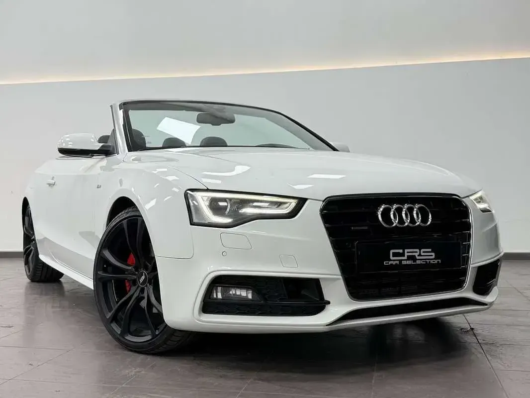 Usado Audi A5 Cabriolet S-Line 245 CV (180 kW) 2014 Blanco Descapotable