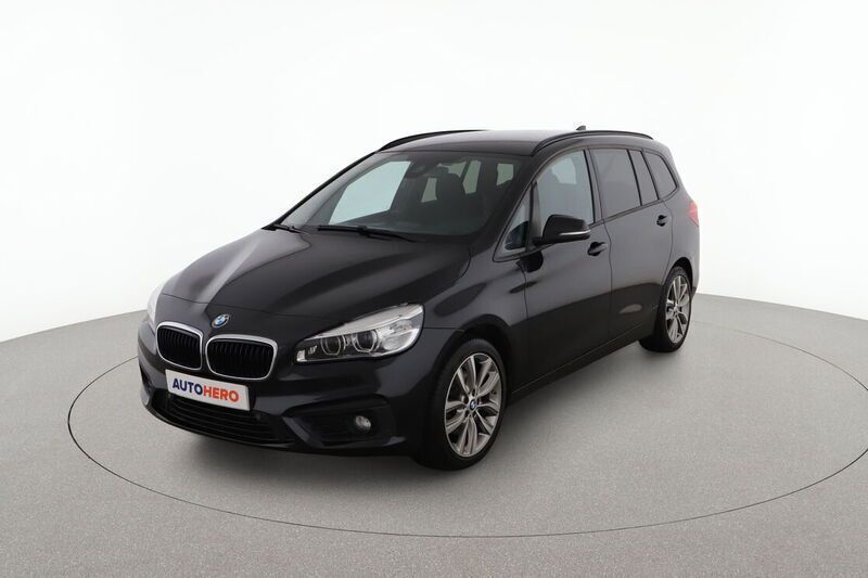 Negro Usado 2016 BMW 218 Gran Tourer Sport Line Monovolumen | 16.699 € (Buen precio) - Imagen 1/4