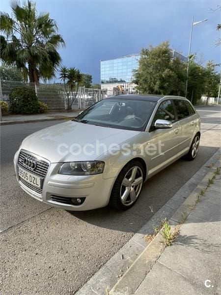Gris / plata Usado 2006 Audi A3 Sportback Ambition Berlina | 7500 € (Buen precio) - Imagen 1/4
