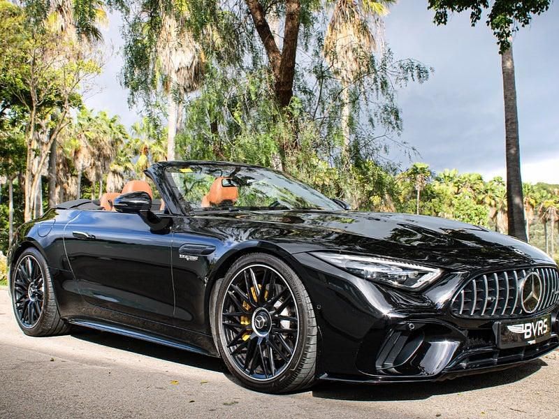 Usado Mercedes SL63 AMG AMG 585 CV (430 kW) 2022 Negro Descapotable