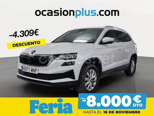 Blanco Usado 2024 Skoda Karoq Selection SUV | 27.490 € (Precio justo) - Imagen 1/4
