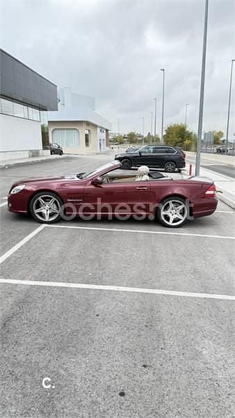 Granate Usado 2008 Mercedes SL350 Descapotable | 24.900 € (Caro) - Imagen 1/4