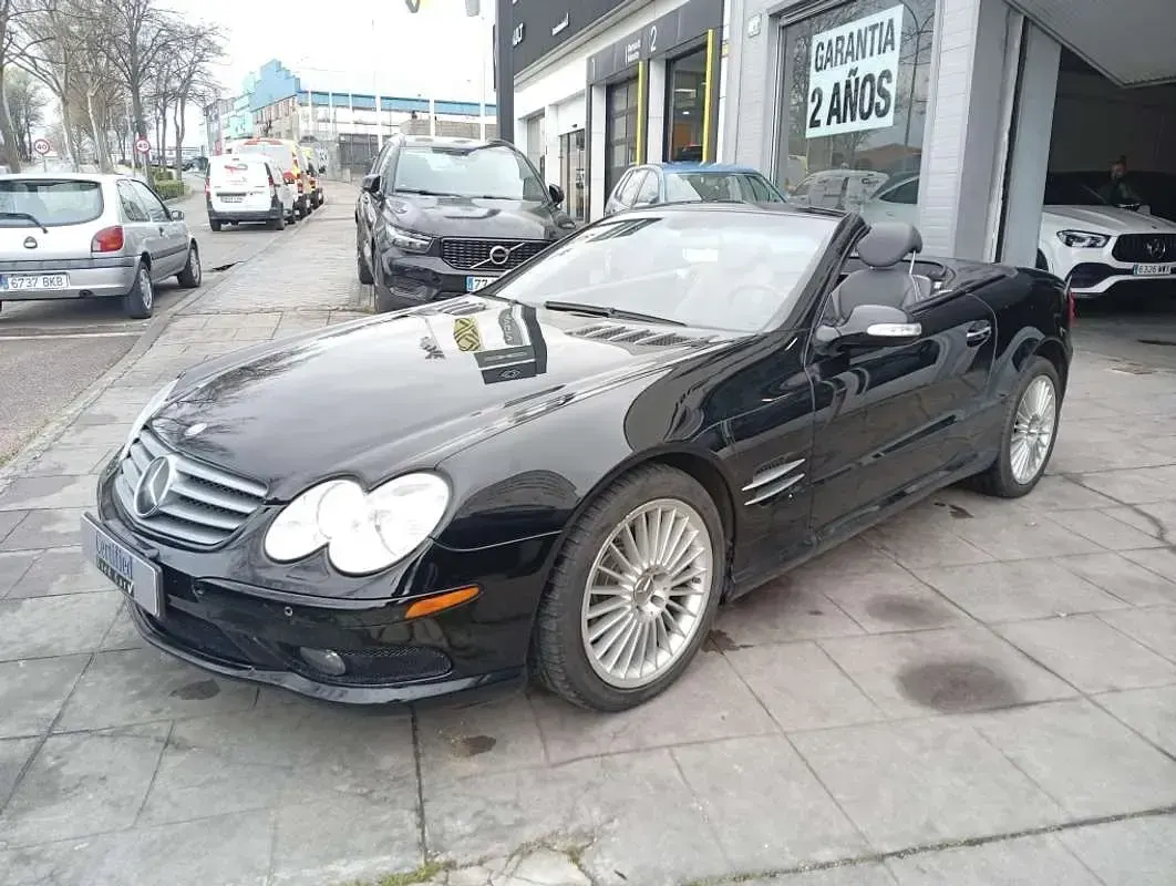 Usado Mercedes SL500 306 CV (225 kW) 2003 Negro Coupe