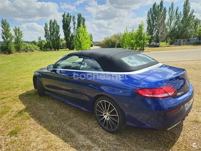 Używany Mercedes C220 170 KM (125 kW) 2017 Niebieski Kabriolet