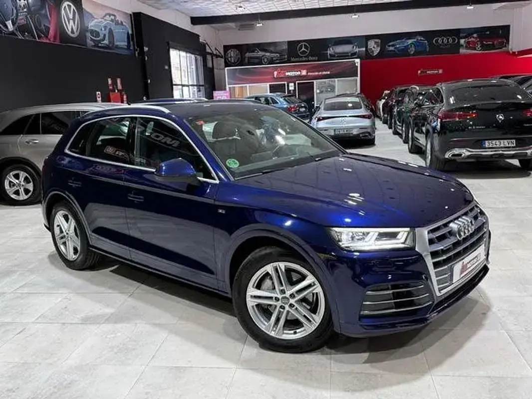 Usado Audi Q5 S-Line 190 CV (139 kW) 2017 Azul SUV