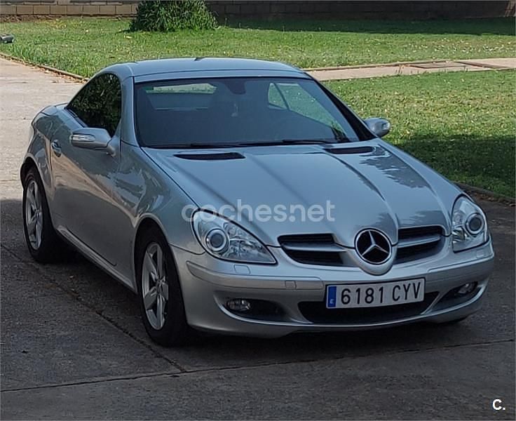 Gris / plata Usado 2004 Mercedes SLK200 Descapotable | 10.500 € (Precio justo) - Imagen 1/4