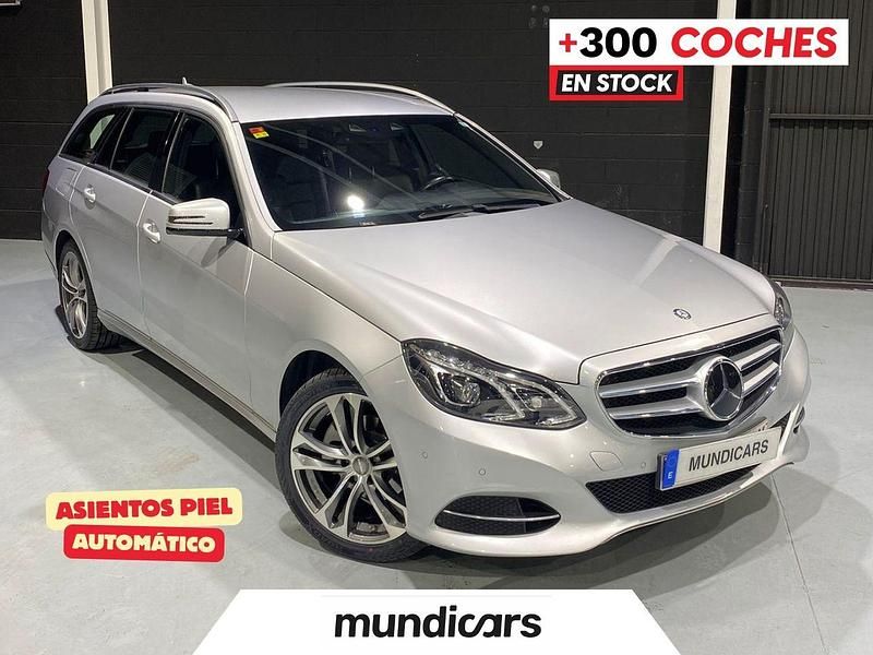 Plateado Usado 2016 Mercedes E220 Avantgarde Familiar | 18.890 € - Imagen 1/4