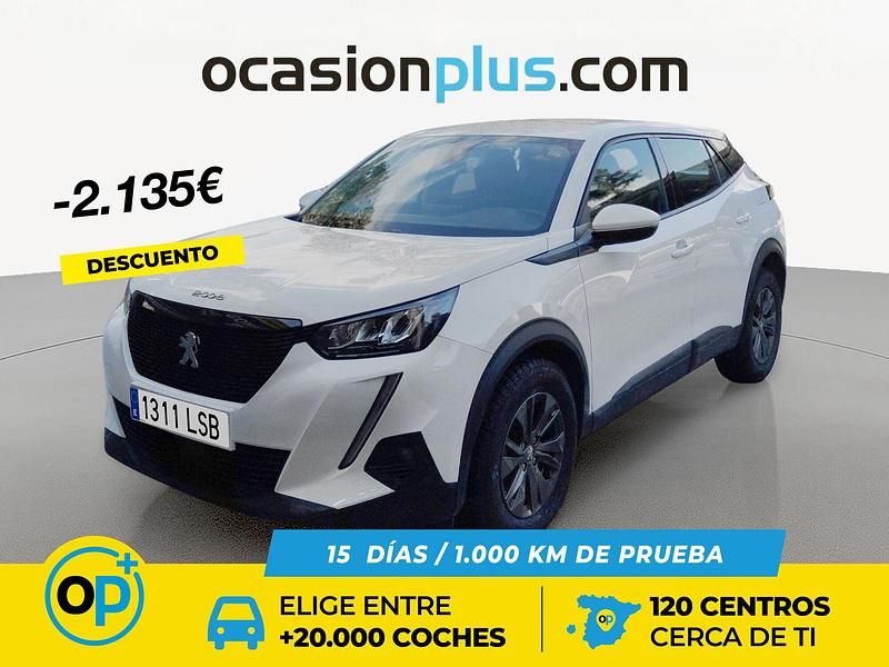 Blanco Usado 2021 Peugeot 2008 Active SUV | 12.490 € (Buen precio) - Imagen 1/4