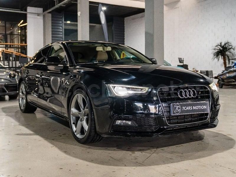 Usado Audi A5 Sportback S-Line 204 CV (150 kW) 2014 Negro Utilitario