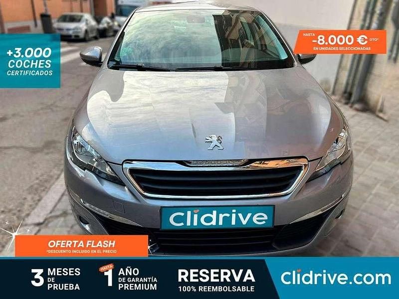 Gris Usado 2014 Peugeot 308 SW Active Familiar | 7290 € (Precio justo) - Imagen 1/3