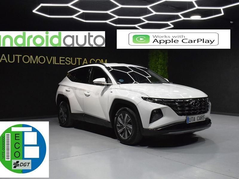 Blanco Usado 2021 Hyundai Tucson SUV | 18.499 € (Precio justo) - Imagen 1/4