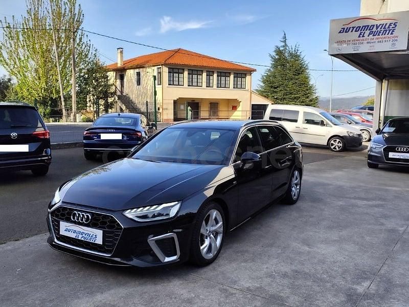 Usado Audi A4 S-Line 204 CV (150 kW) 2021 Negro Familiar
