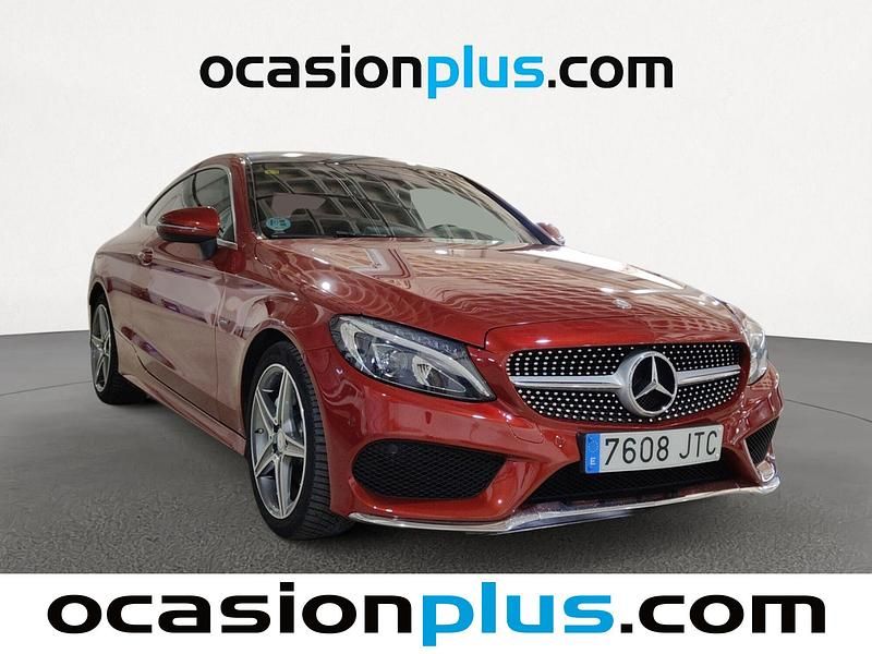 Usado Mercedes C220 AMG 170 CV (125 kW) 2016 Rojo Coupe